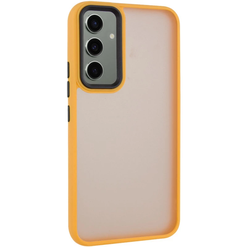 Чохол TPU+PC Lyon Frosted на Samsung Galaxy A15 4G/5G – Orange. Фото 1 з 13