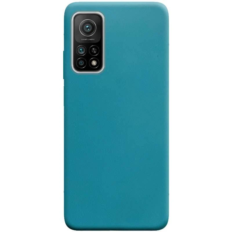 

Кольоровий силіконовий чохол на Xiaomi Mi 10T (Синій / Powder Blue)