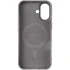 TPU чохол Carbon Protective with Magsafe для Apple iPhone 16 – Grey. Фото 4 з 6
