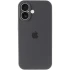 Чехол Silicone Case с защитой камеры для Apple iPhone 16 – Серый / Dark Gray. Фото 3 из 8