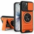 Ударостійкий чохол Camshield StandRing case для Apple iPhone 13 (6.1") – Orange. Фото 1 з 2
