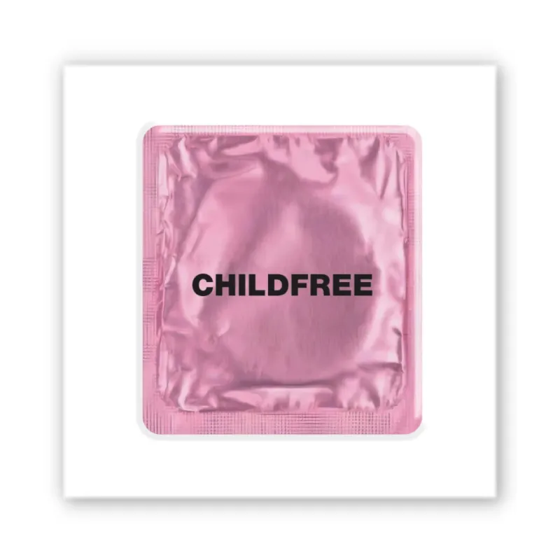 Стікер 3D до 5см Art Collection – Childfree. Фото 1 з 3