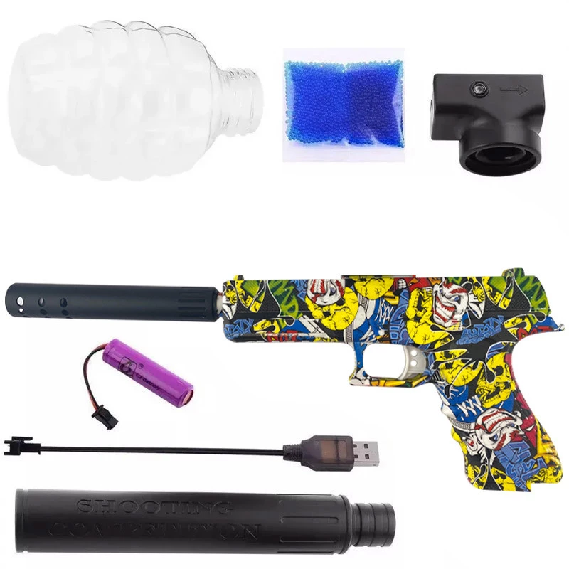 Пістолет на гідрогелевих кульках (орбізах) Glokk – Colorful. Фото 3 з 4