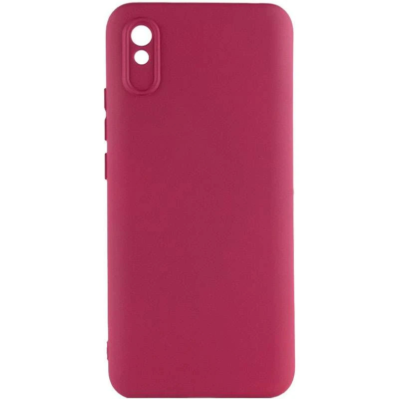 

Чехол Silicone Case Lakshmi с закрытой камерой для Xiaomi Redmi 9A (Бордовый / Marsala), Бордовий / marsala