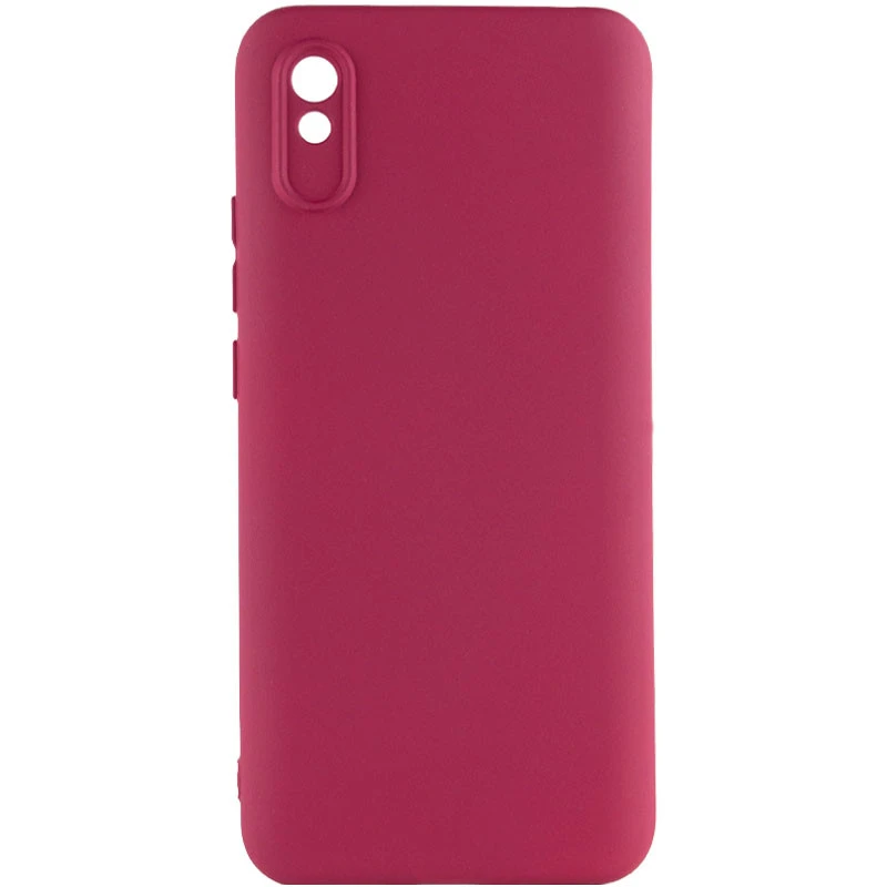 Чохол Silicone Cover Ummi Lakshmi Full Camera (AA) для Xiaomi Redmi 9A – Бордовий / Marsala. Фото 1 з 1