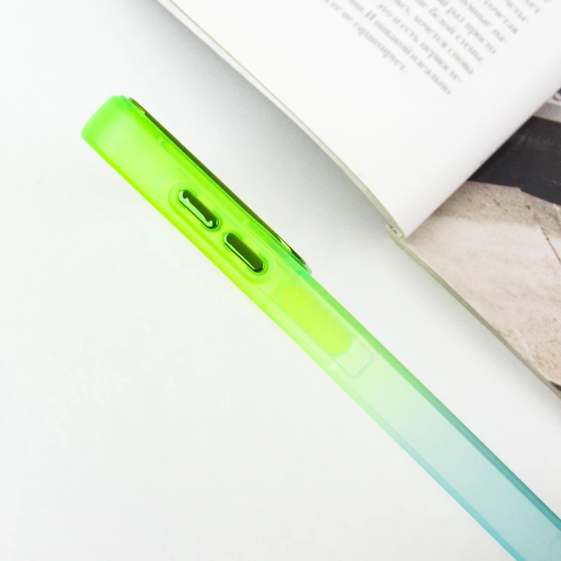 Силіконовий чохол фреш на Samsung Galaxy A24 4G – Бірюзовий / Лимонный. Фото 7 з 9