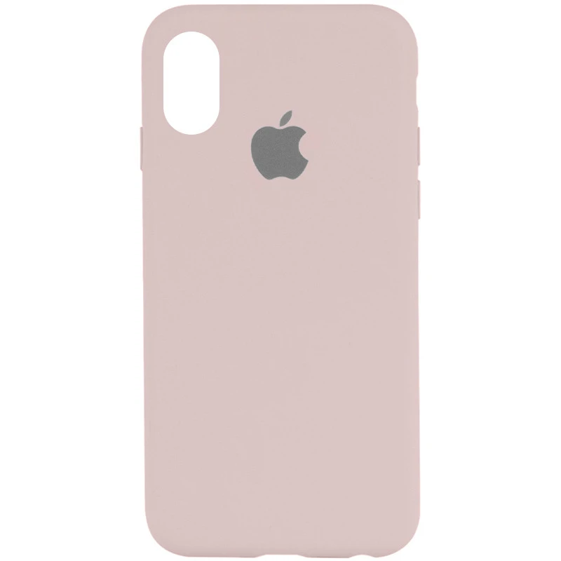 Чехол Silicone Case с закрытым низом для Apple iPhone XS Max (6.5") – Розовый / Chalk Pink. Фото 2 из 2
