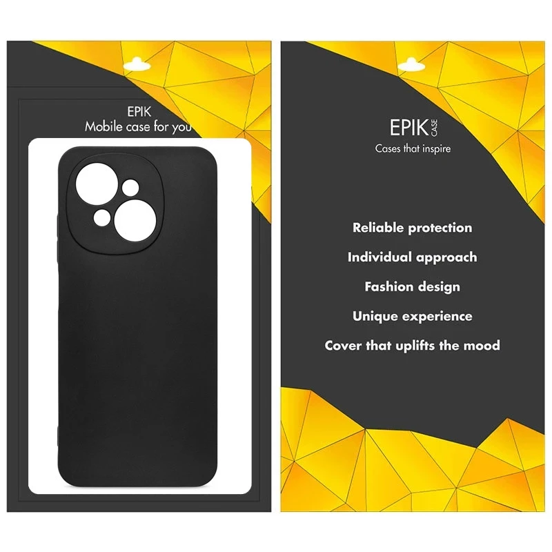 Чорний силіконовий чохол Epik із захистом камери на TECNO Spark Go 1 – Чорний. Фото 2 з 3