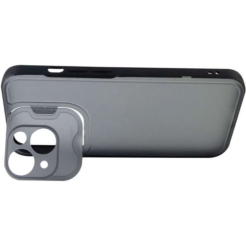 TPU+PC чехол OpenCam для Apple iPhone 14 Plus (6.7") – Черный. Фото 5 из 7