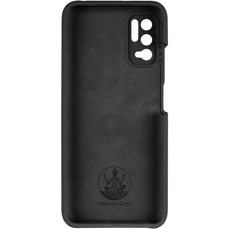 Чехол Silicone Case Lakshmi Premium з закритою камерою на Xiaomi Redmi Note 10 5G – Черный / Black. Фото 6 из 8