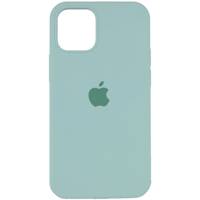 Чохол Silicone Case з закритим низом на Apple iPhone 12 (6.1") – Бірюзовий / Beryl. Фото 1 з 3