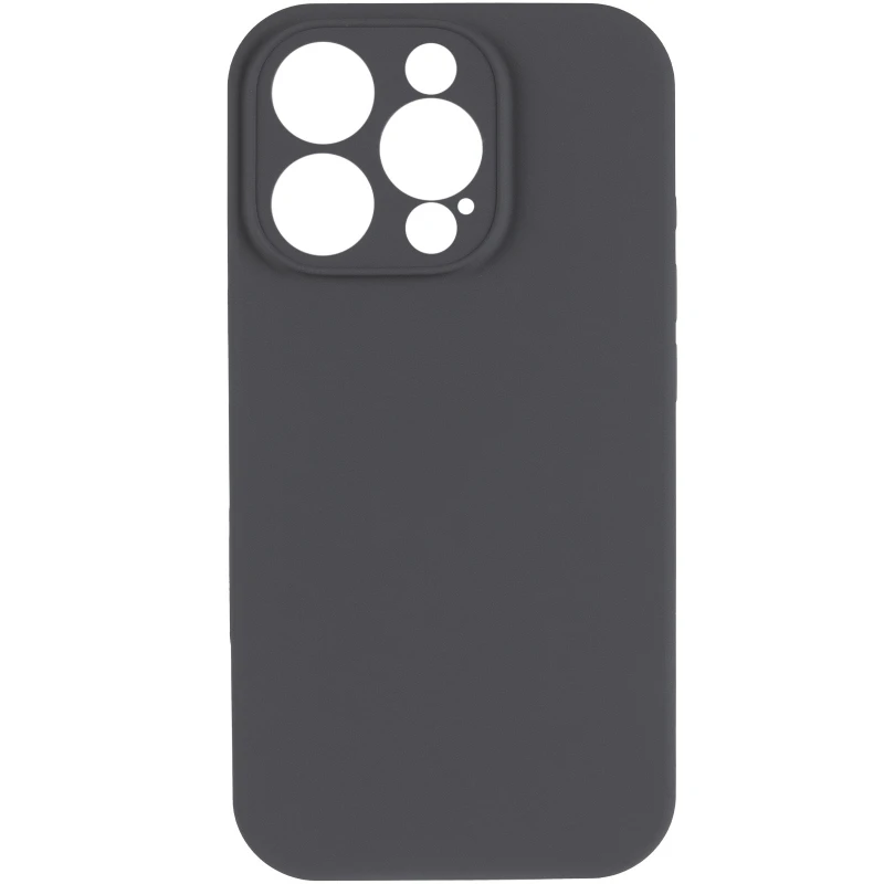 Чехол Silk Full Camera Protective (AA) NO LOGO для Apple iPhone 16 Pro Max – Серый / Dark Gray. Фото 3 из 8