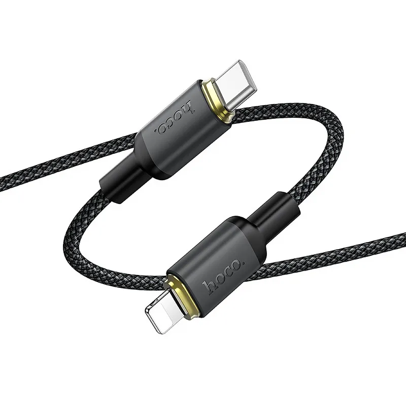 Дата кабель Hoco X128 Benefit Type-C to Lightning 30W (1m) – Black. Фото 4 из 5