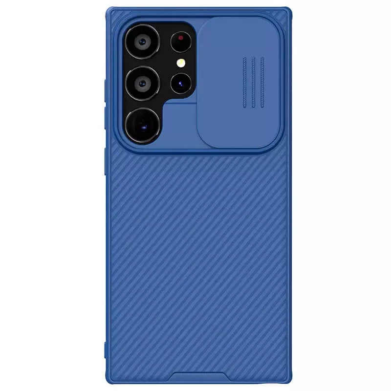 

Карбована накладка Nillkin Pro зі шторкою для камери на Samsung Galaxy S24 Ultra (Blue)