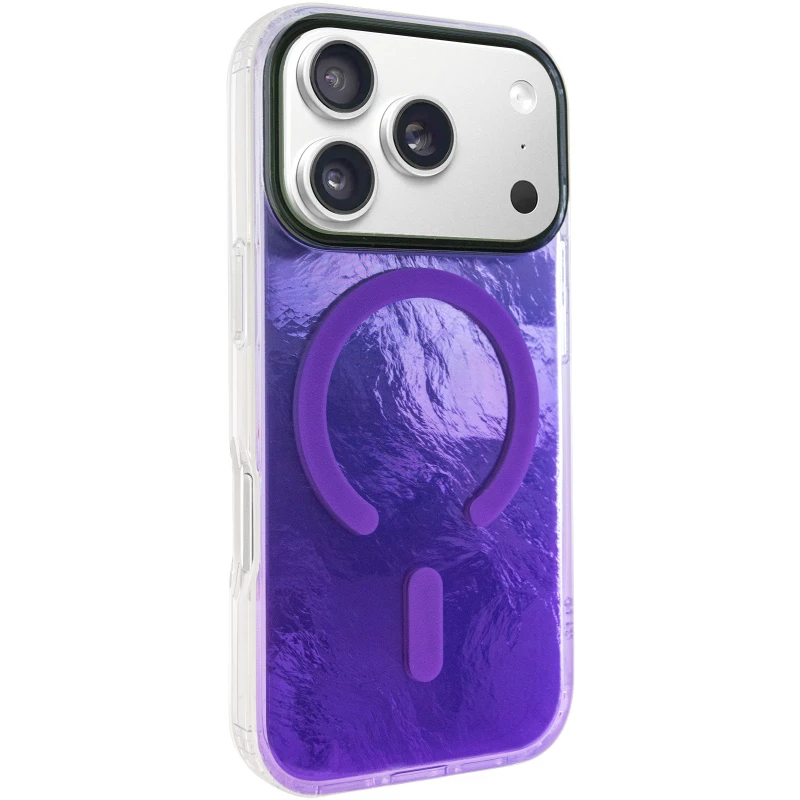 Силіконовий чохол Shiny Mountain (MagFit) для Apple iPhone 17 Pro Max (6.9") – Purple. Фото 2 з 8