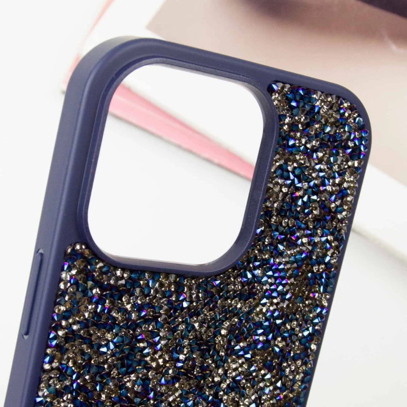 TPU чохол Bling World Rock Diamond на Apple iPhone 16 Pro – Синій. Фото 6 з 8