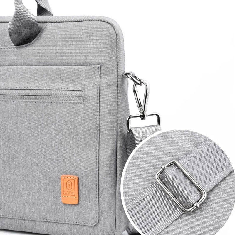 Сумка для ноутбука WIWU Pioneer Shoulder Series for MacBook Pro 14" – Серый. Фото 3 Сумка для ноутбука WIWU Pioneer Shoulder Series for MacBook Pro 14" – Серый. Фото 3 из 4