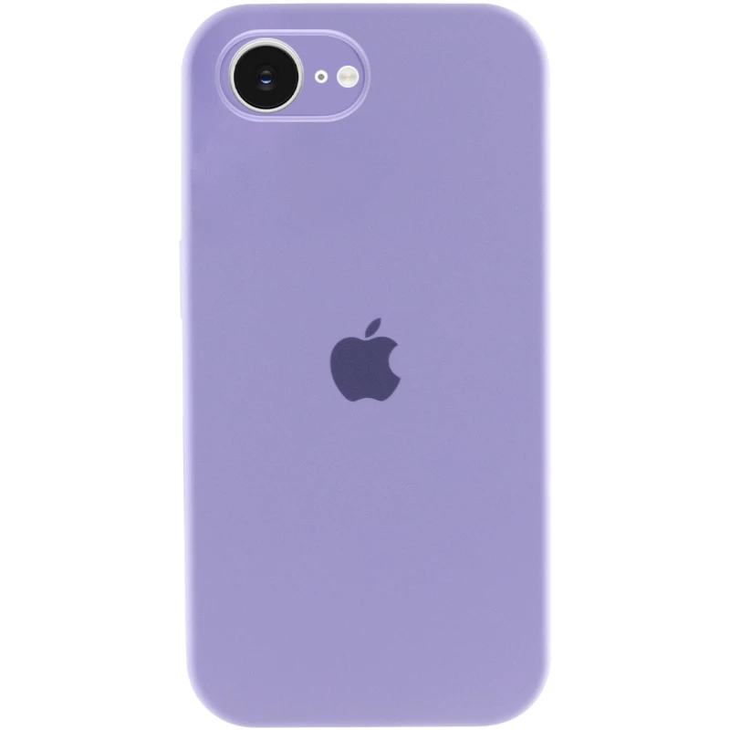 Чохол Silicone Case з закритим низом на Apple iPhone 17e (6.1") – Бузковий / Dasheen. Фото 1 з 6
