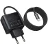 МЗП Hoco C163A New PD25W (1USB-C) + вбудований кабель Type-C – Black. Фото 3 з 6