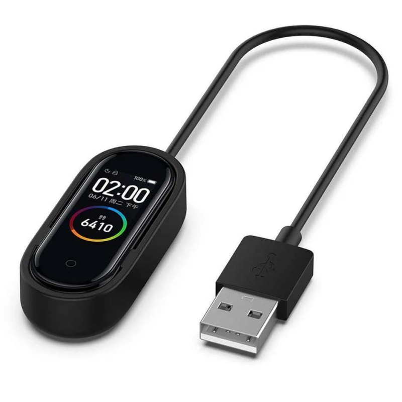 

Зарядное устройство для Mi Band 4 (Черный), Чорний