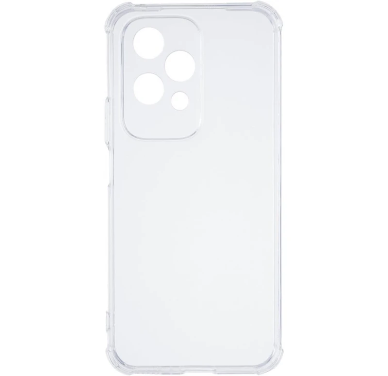 Ультратонкий силіконовий чохол GETMAN з критими бортами та камерою для Honor 200 Lite – Безбарвний (прозорий). Фото 2 з 3