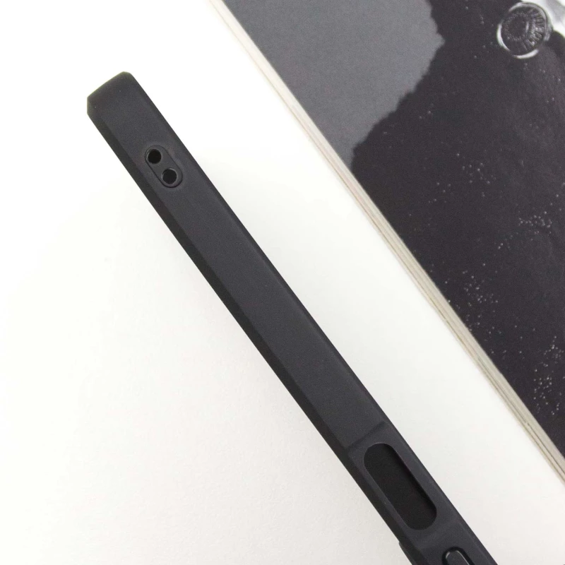 Силиконовый чехол сотами для Samsung Galaxy A25 5G – Черный / Black. Фото 8 из 9