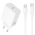 СЗУ Hoco C162A Source PD40W (1USB-C) + кабель Type-C to Type-C фото 1 из 1