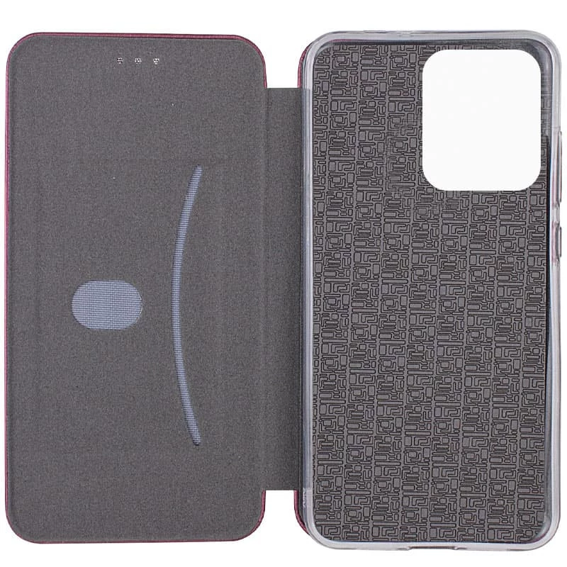 Чохол-книжка класичний на Motorola Edge 40 – Бордовий. Фото 4 з 4