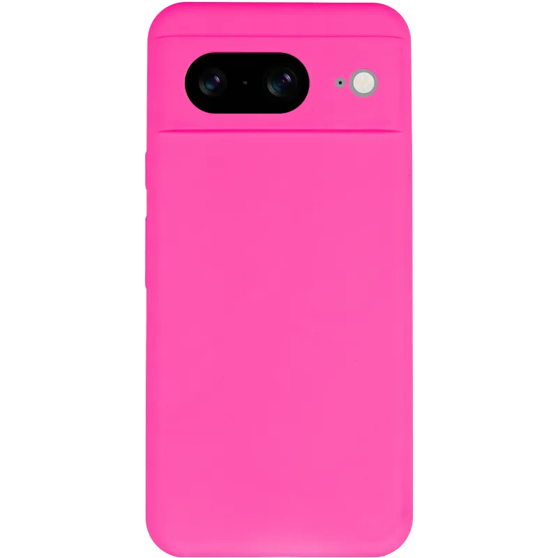 Чохол Silicone Case Lakshmi Premium із закритою камерою для Google Pixel 8a – Рожевий / Barbie pink. Фото 3 з 6