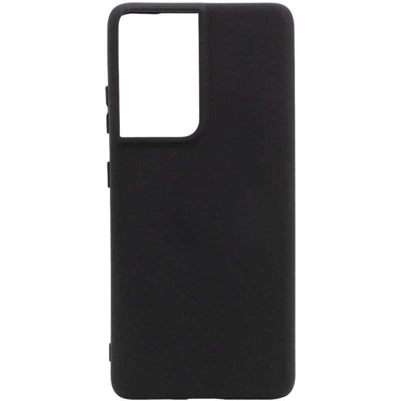 

Чохол Silicone Case без лого на Samsung Galaxy S21 Ultra (Чорний / Black)