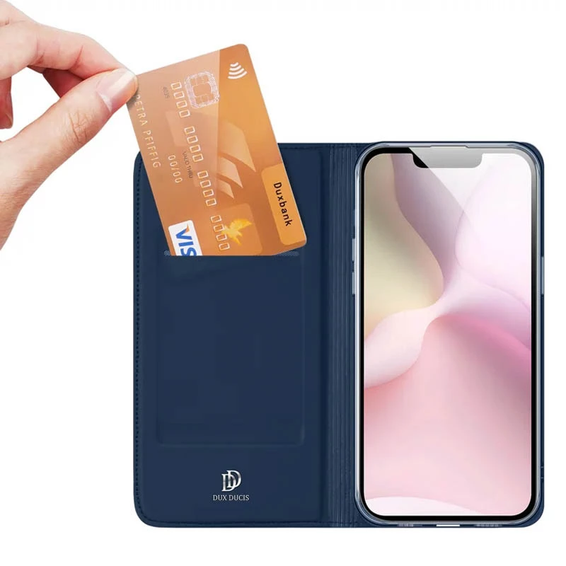 Чехол-книжка Dux Ducis для Apple iPhone 16e (6.1") – Синий. Фото 2 из 7