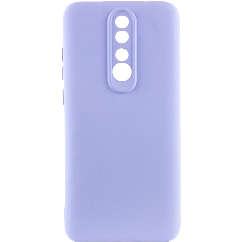 Кольоровий силіконовий чохол GETMAN із закритою камерою для Xiaomi Redmi 8 – Бузковий / Light purple. Фото 1 з 1