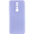 Кольоровий силіконовий чохол GETMAN із закритою камерою для Xiaomi Redmi 8 – Бузковий / Light purple. Фото 1 з 1