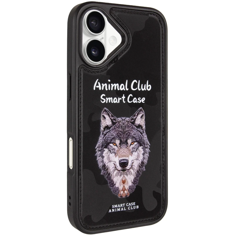 TPU+PC чехол Animal Club для Apple iPhone 17 (6.3") – Black. Фото 2 из 8