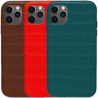 Кожаный чехол Croco для Apple iPhone 11 Pro (5.8") фото 1 Кожаный чехол Croco для Apple iPhone 11 Pro (5.8") фото 1 из 1