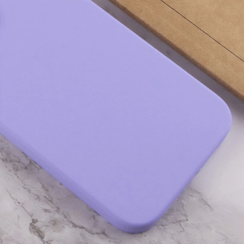 Чехол с закрытым низом Silicone Case для Apple iPhone 11 Pro (5.8") – Сиреневый / Dasheen. Фото 3 из 4