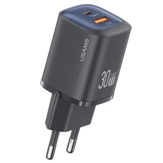 МЗП Usams US-CC254 GaN HC Ser. 30W (1USB-A/1C) фото 1 з 1