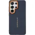 TPU+PC Vegan Leather Case with Metal Camera Frame для Samsung Galaxy S25 Ultra – Blue. Фото 1 з 1