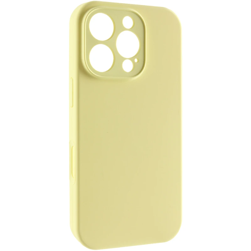 Чохол Silk Full Camera Protective (AA) NO LOGO для Apple iPhone 16 Pro – Жовтий / Mellow Yellow. Фото 2 з 9
