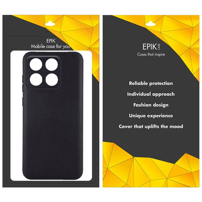 Чорний силіконовий чохол Epik із захистом камери на ZTE Blade A55 4G – Чорний. Фото 2 з 2