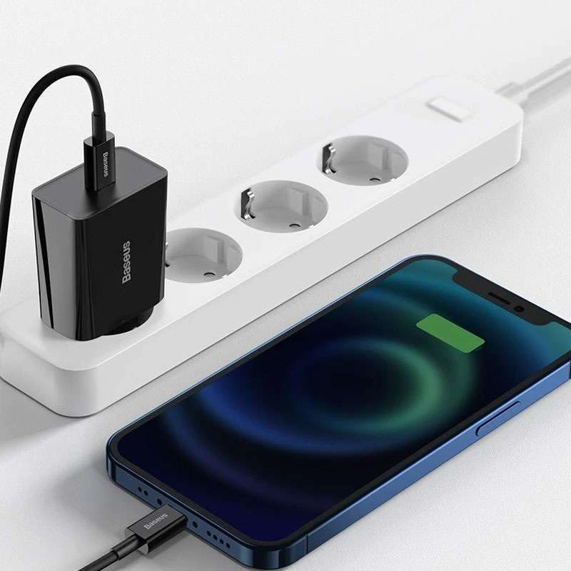 МЗП Baseus Speed Mini Quick Charger 1C 20W – Чорний. Фото 7 з 7