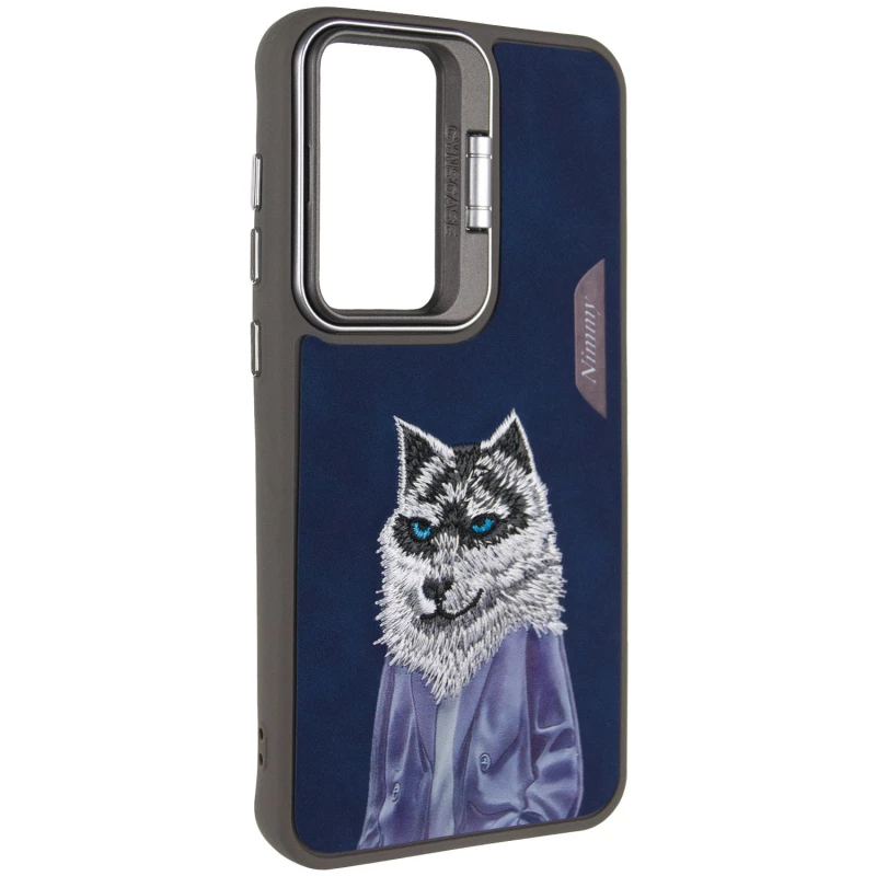 TPU+PC чохол з тваринами для Xiaomi Poco M6 4G – Blue Wolf. Фото 2 з 7