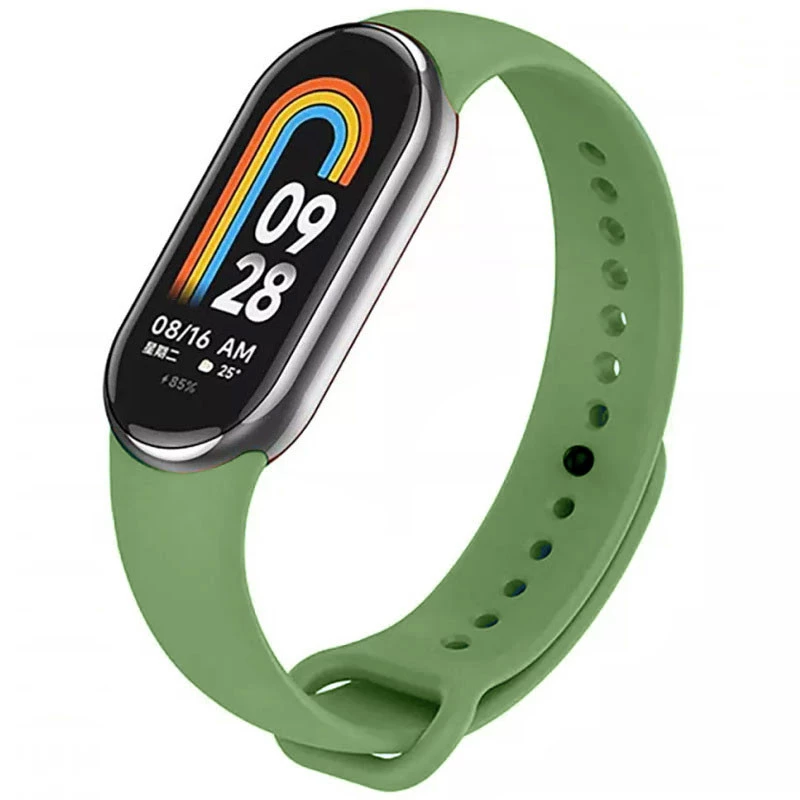 

Силіконовий ремінець для Xiaomi Mi Band 8 (Зелений / Olive)