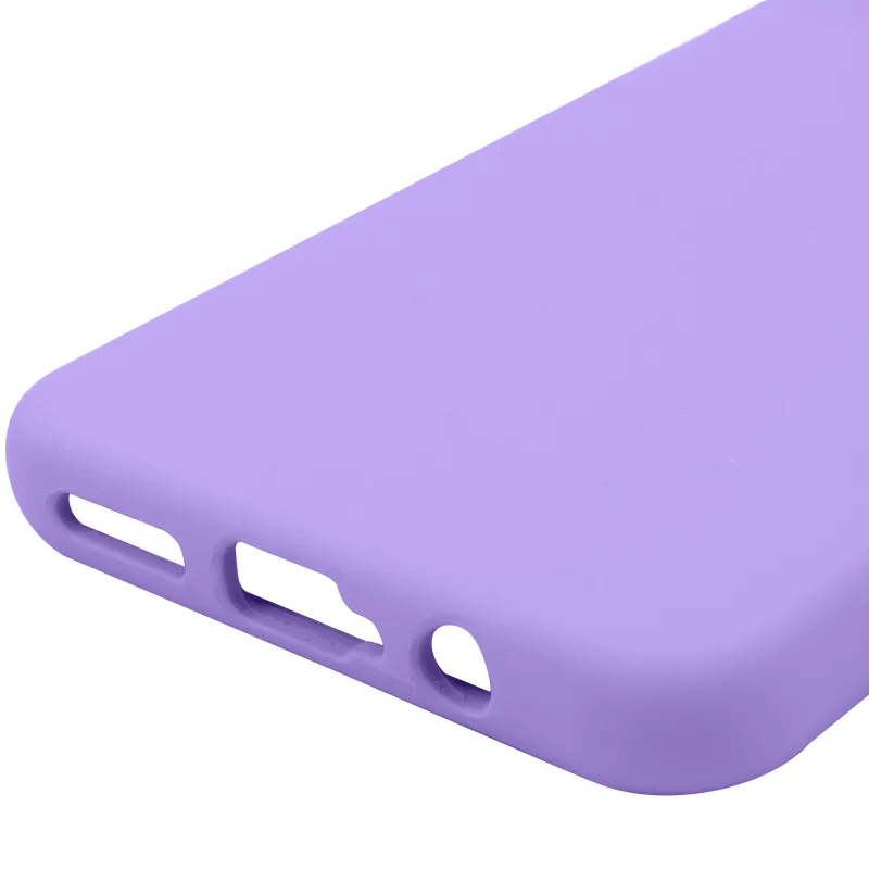 Чехол Silicone Case Lakshmi Premium з закритою камерою на Motorola Moto G35 – Сиреневый / Dasheen. Фото 8 из 8