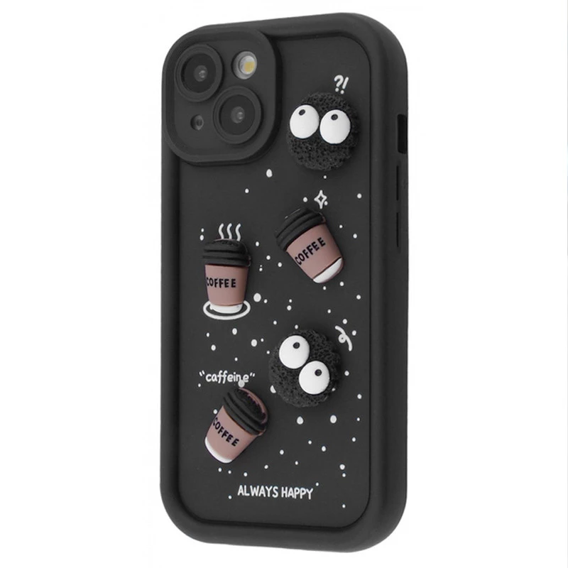 Чохол TPU Toys Case для Xiaomi Poco C65 – Black / Always Happy. Фото 2 з 15