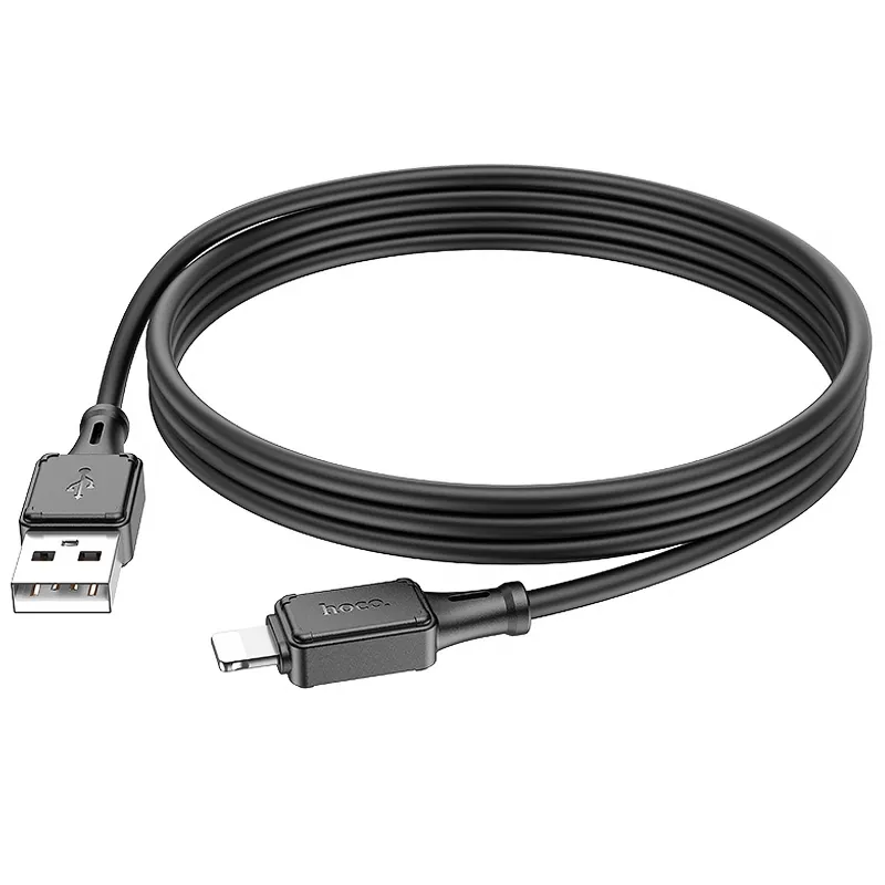 Дата кабель Hoco X101 Assistant USB to Lightning 2.4A (1m) – Black. Фото 5 из 5