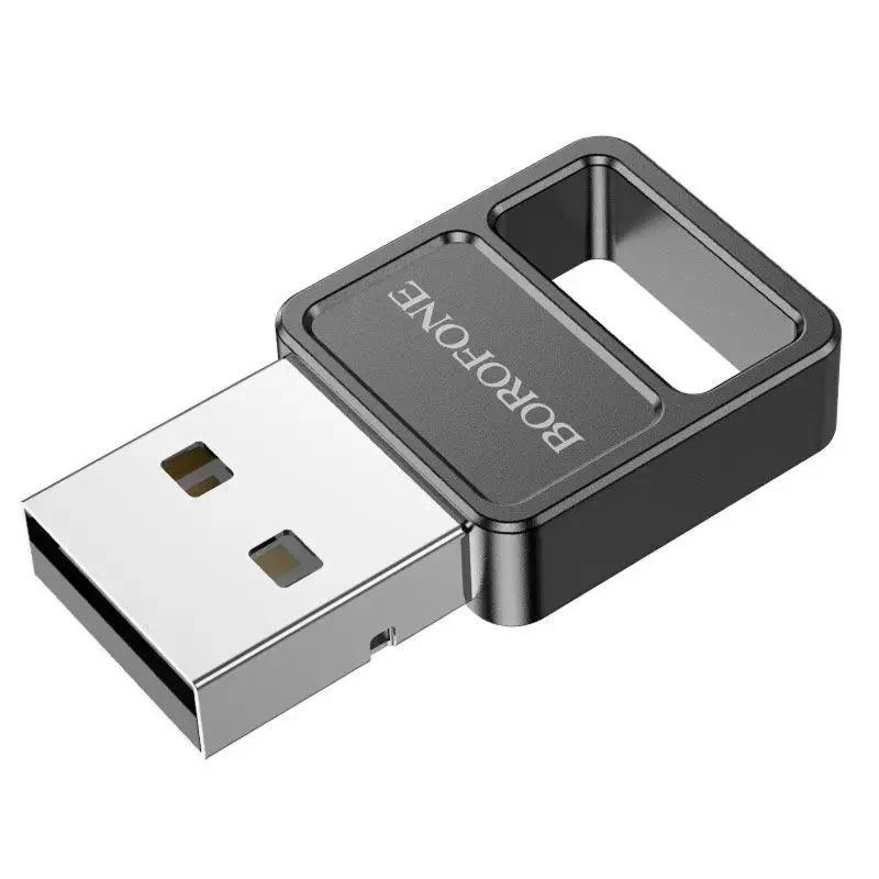 Bluetooth адаптер Borofone DH8 USB – Black. Фото 4 з 5