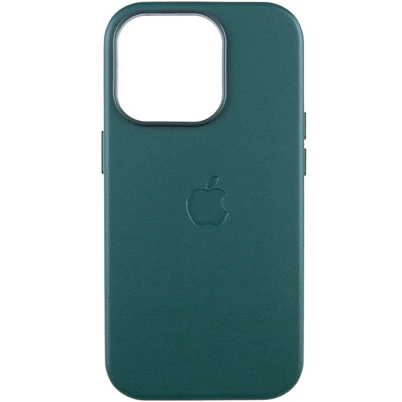 Шкіряний чохол Silicone Case Premium з MagSafe and Animation на Apple iPhone 14 Pro Max (6.7") – Forest Green. Фото 2 з 9