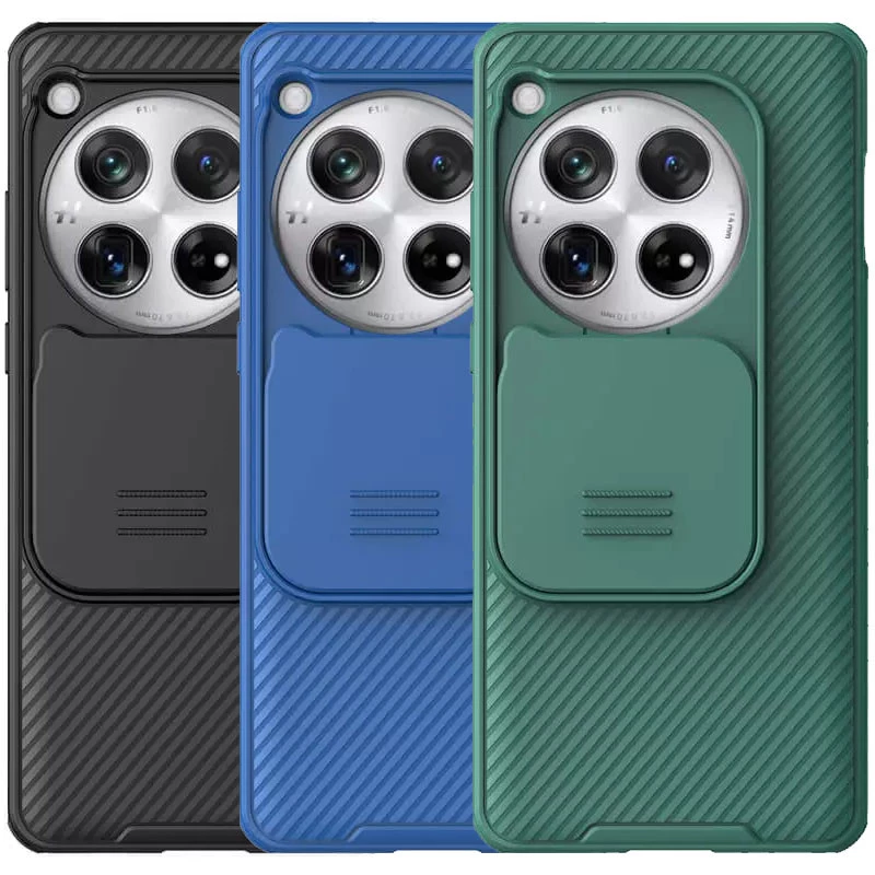 Карбована накладка Nillkin Pro зі шторкою для камери на OnePlus 12 фото 1 з 1