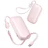 Портативний ЗП Power Bank Baseus EnerFill FC21 Qpow 3 Ultra 22.5W with cable 20000 mAh (PPFLS) – Nebula Pink. Фото 4 з 4